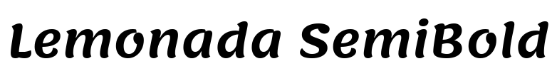 Lemonada SemiBold
