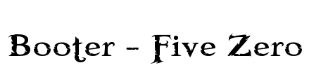 Booter - Five Zero
