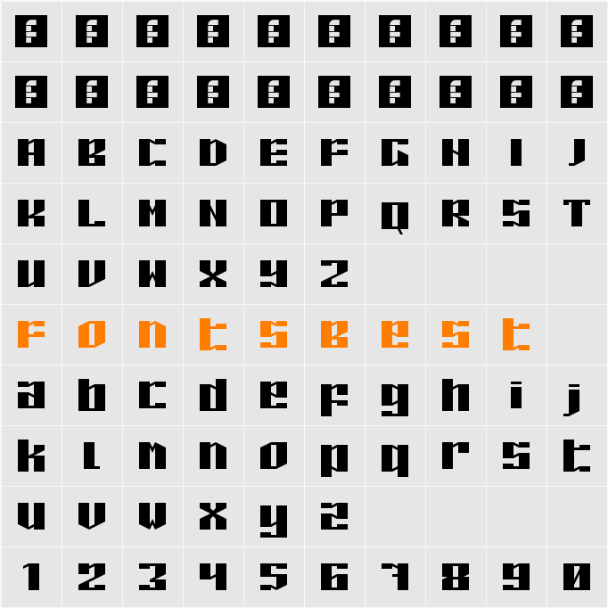 Piloton G Character Map