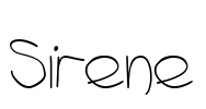 Sirene Font Image