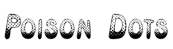 Poison Dots Font Image