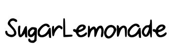 SugarLemonade Font Image