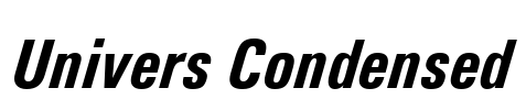 Univers Condensed