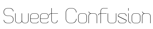 Sweet Confusion Font Image