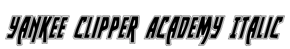 Yankee Clipper Academy Italic