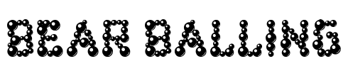 bear balling Font Image