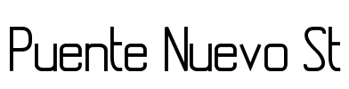 Puente Nuevo St Font Image