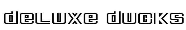 Deluxe Ducks Font Image