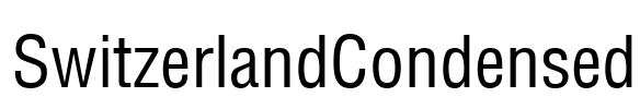 SwitzerlandCondensed