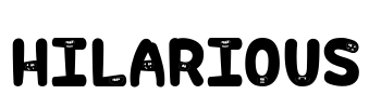 Hilarious Font Image