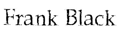 Frank Black Font Image