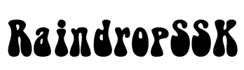 RaindropSSK Font Image