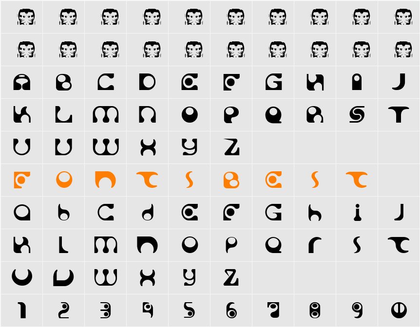 Solange  Character Map