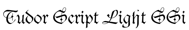Tudor Script Light SSi