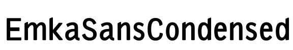 EmkaSansCondensed