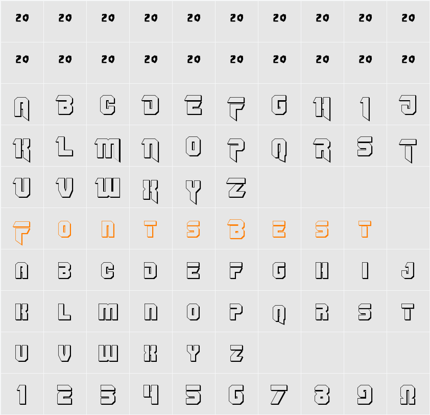 OmegaForce 3D Character Map