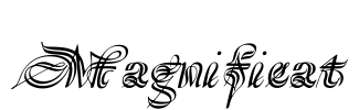 Magnificat Font Image