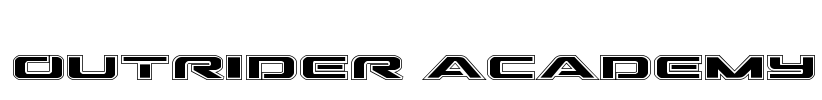 Outrider Academy Font Image