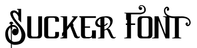 Sucker Font