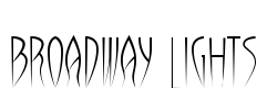 Broadway lights Font Image