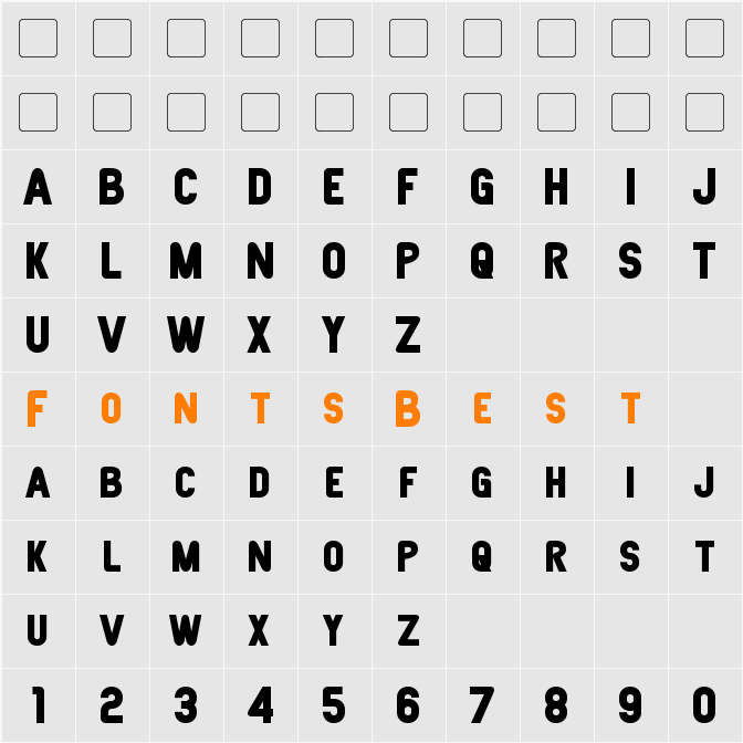 Joystick Character Map