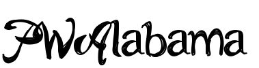 PWAlabama Font Image