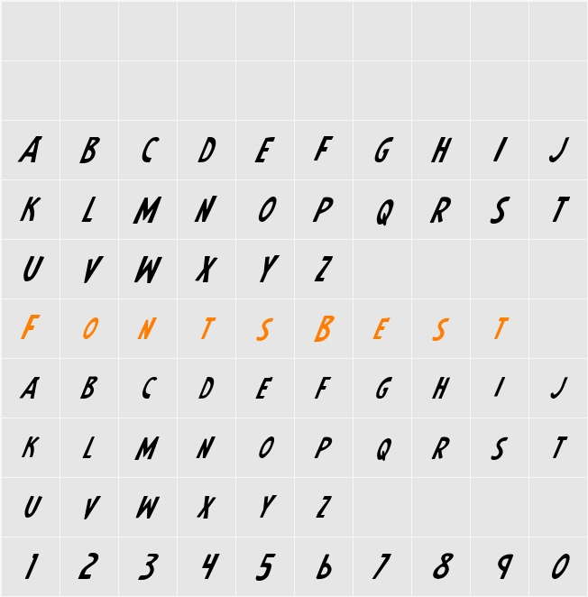 Untitled Character Map