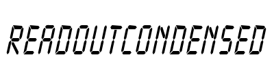 ReadoutCondensed