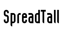 SpreadTall Font Image