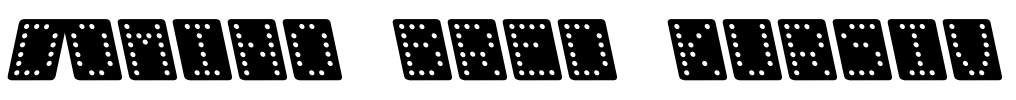 Domino bred kursiv