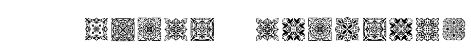 SL Square Ornaments Font Image