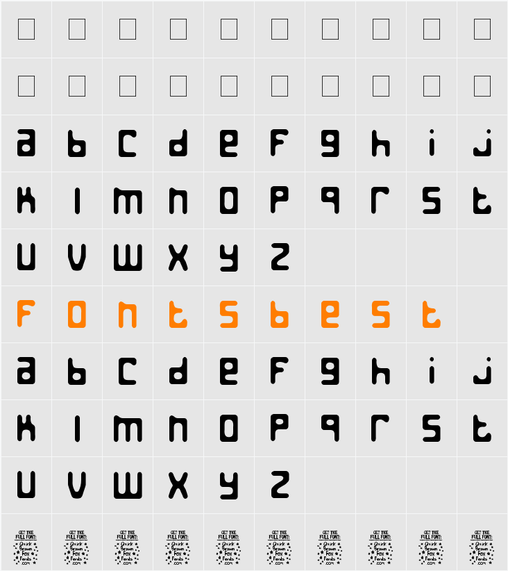 Jed the Humanoid (Demo Version) Character Map