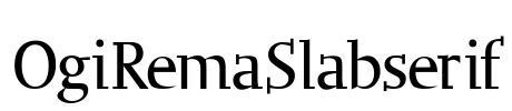 OgiRemaSlabserif