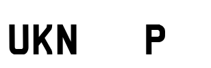 UKNumberPlate Font Image