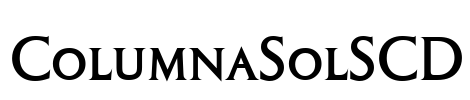 ColumnaSolSCD Font Image