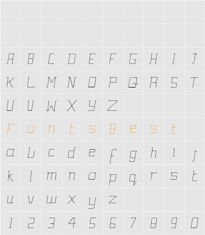 Gutsy Character Map