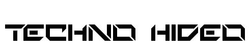 Techno Hideo Font Image
