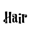 Hair Font Image