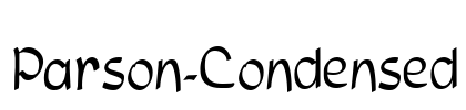 Parson-Condensed
