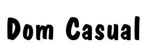 Dom Casual Font Image