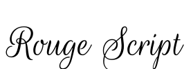 Rouge Script Font Image