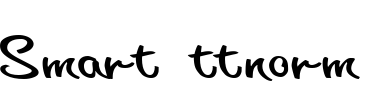 Smart ttnorm Font Image