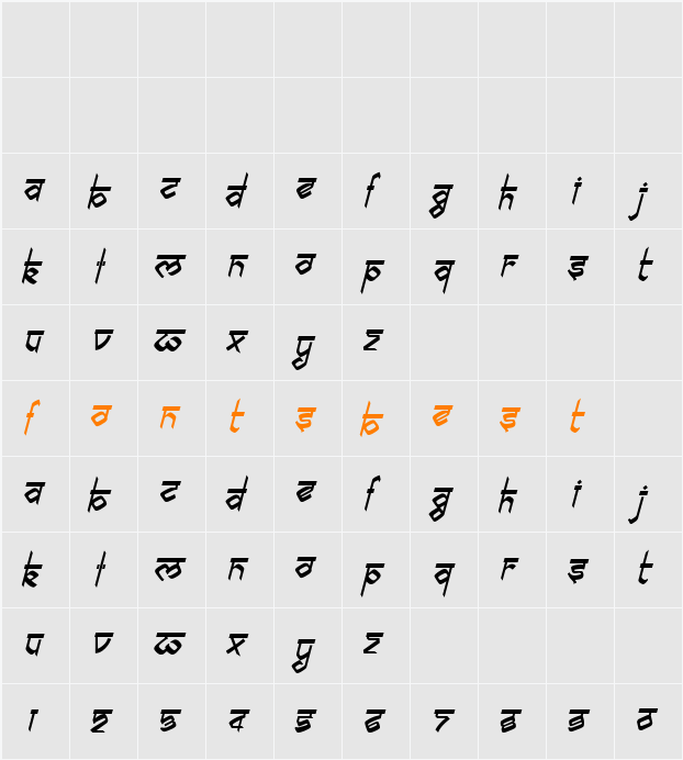 biling mi marathi Character Map