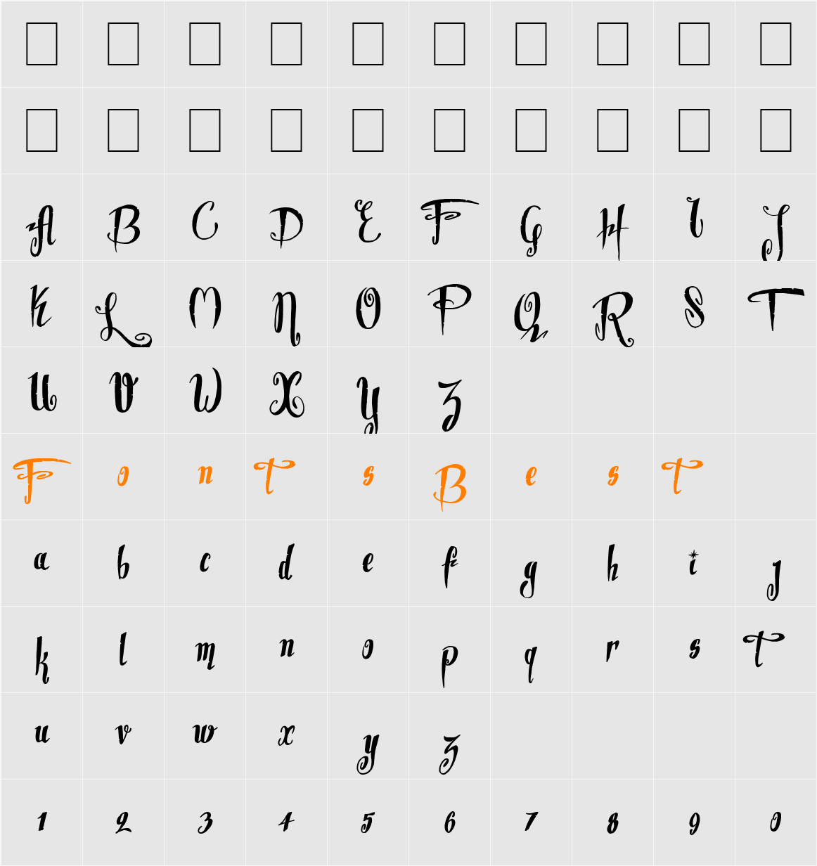 Dite Alla Giovine Character Map