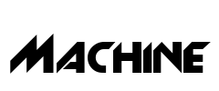 Machine Font Image