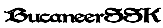 BucaneerSSK Font Image