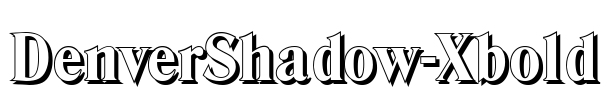 DenverShadow-Xbold