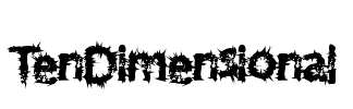 TenDimensional Font Image