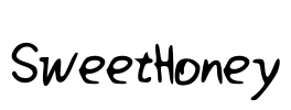 SweetHoney Font Image