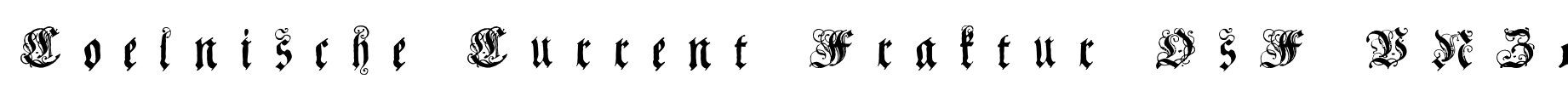 Coelnische Current Fraktur OsF UNZ1
